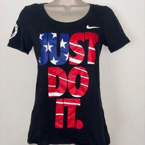 Nike United States Olympic Team Black T-Shirt Size XS
